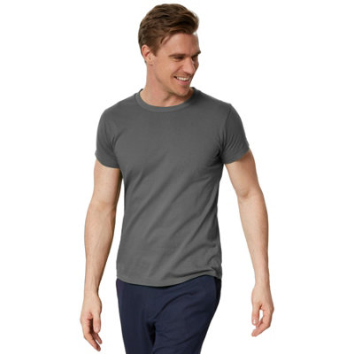 B&Q -  T-ShirtBasic Top For Men -304306Grey M