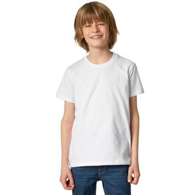 B&Q -  T-ShirtUnisex Top For Children -304320White 104 (3-4Y)