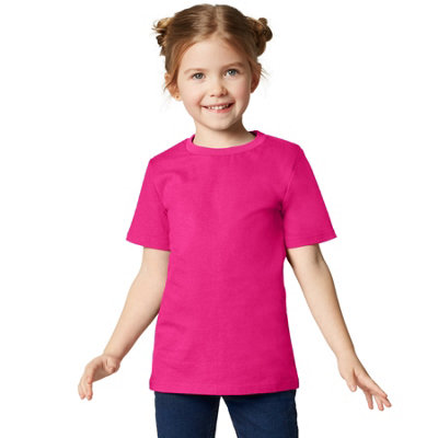 B&Q -  T-ShirtUnisex Top For Children -304352Pink 128 (8-10Y)