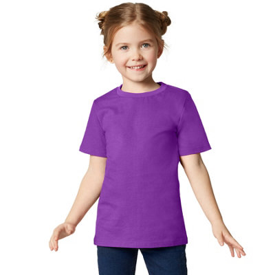 B&Q -  T-ShirtUnisex Top For Children -304355Purple 104 (3-4Y)