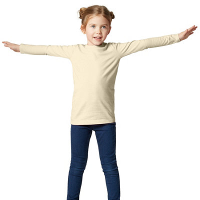 B&Q -  Children  Long-Sleeved Top -304409Beige 152 (12-14Y)