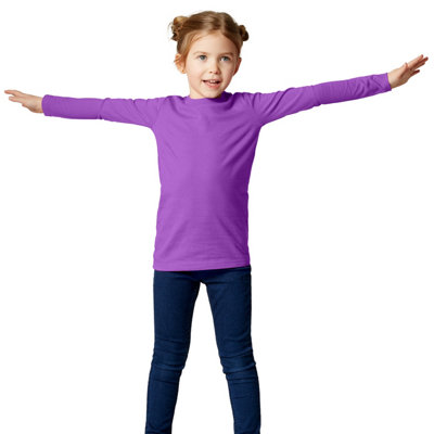 B&Q -  Children  Long-Sleeved Top -304440Purple 104 (3-4Y)