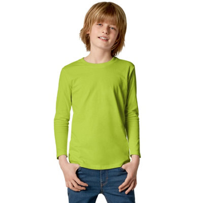 B&Q -  Children  Long-Sleeved Top -304479Bright Green 152 (12-14Y)