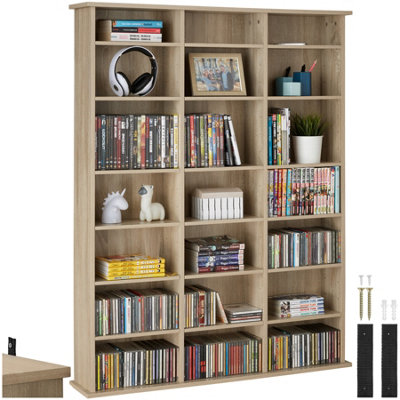 Tectake Shelves Stevie21 CompartmentsHeight-AdjustableRemovable Shelves Wood LightOak Sonoma from B&Q