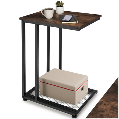 Tectake Bedside Table EtonIndustrial Style48 X 35 X 66 CmIndustrial Wood DarkRustic from B&Q