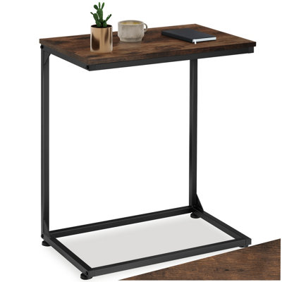 Tectake Bedside Table CardiffIndustrial Style55.5 X 35 X 67 CmIndustrial Wood DarkRustic from B&Q