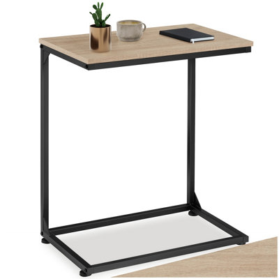 Tectake Bedside Table CardiffIndustrial Style55.5 X 35 X 67 CmIndustrial Wood LightOak Sonoma from B&Q