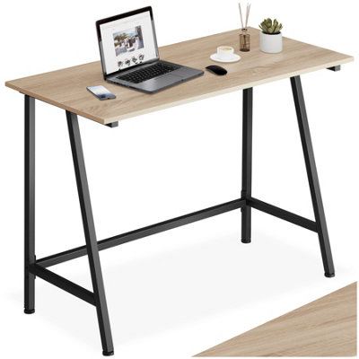 Tectake Desk NewtonComputerLaptopWriting Table 50 CmIndustrial Wood LightOak Sonoma from B&Q