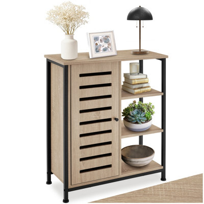 Tectake Sideboard   Industrial Wood LightOak Sonoma Door Hinge Left from B&Q