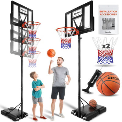 B&Q -  Basketball Hoop 230-305 CmBlack