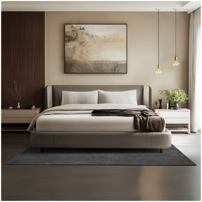 Tectake Rug Zonelle Short Pile And Ultra-Soft Carpet In Rectangular Or Round Design 140 X 200 CmAnthracite from B&Q