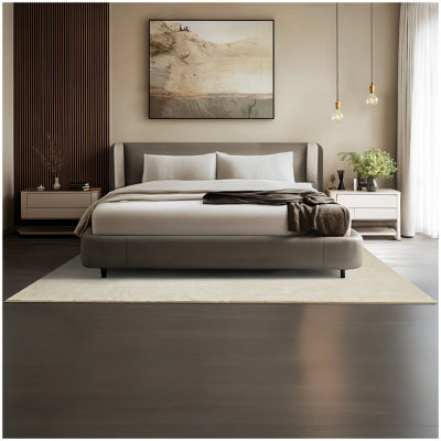 Tectake Rug Zonelle Short Pile And Ultra-Soft Carpet In Rectangular Or Round Design 160 X 230 CmBeige from B&Q