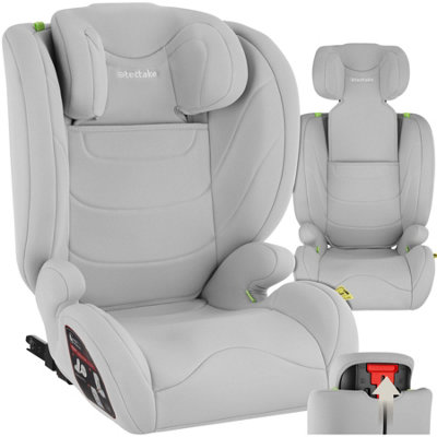 B&Q -  Car Seat LeviEce R129-03I-Size And Isofix ApprovedWashable CoverLight Grey