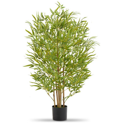 Tectake Artificial PlantBamboo GrassRealistic LookLow-Maintenance 120 Cm