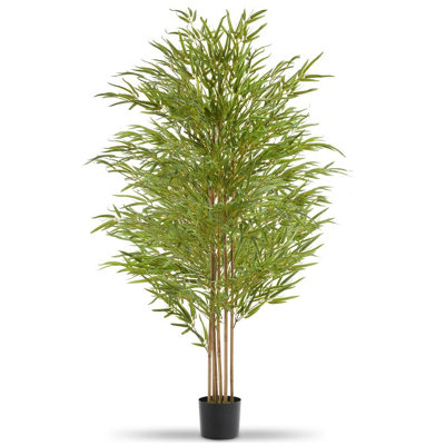 Tectake Artificial PlantBamboo GrassRealistic LookLow-Maintenance 180 Cm from B&Q