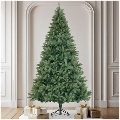 Tectake Christmas Tree PrancerArtificial Tree In GreenInjection Moulded Needles230 CmGreen from B&Q