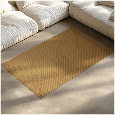 Tectake Rug Raya In Boho Style For Indoor And OutdoorDurableEasy-Care Materials 80 X 150 CmBrown from B&Q