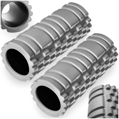 B&Q -  Foam Roller With Textured Surface For Therapy Treatment335 X 145 mmGrey