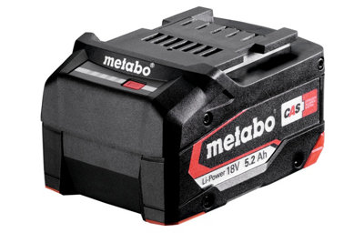 Metabo 625028000 5.2Ah Batt 18V Li-Ion Battery 5.2Ah from B&Q