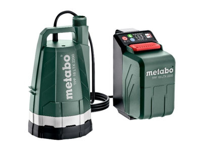 Metabo 601729850 Tpf 18 Ltx 2200 Submersible Pump 18V Bare Unit Mpttpf18Ltx2 from B&Q