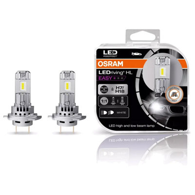 Osram Ledriving Hl Easy 12V H7/h18 Px26D/py26D-1 Led Headlight Headlamp Bulbs X2 from B&Q