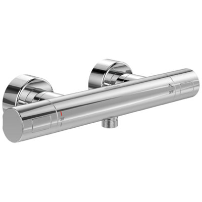 Villeroy & Boch Exposed Round Thermostatic Shower MixerChrome from B&Q