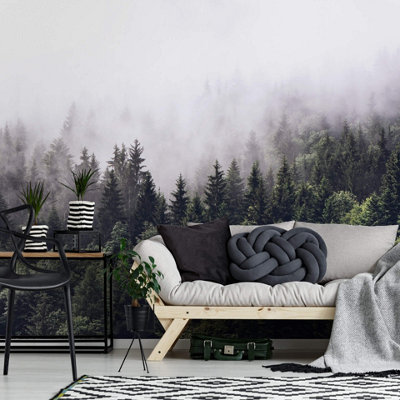 Anaglypta Forest Mist Mural384X260Cm5433-8 from B&Q