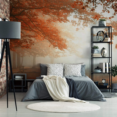 Anaglypta Sleeping Forest Mural384X260Cm5438-8 from B&Q