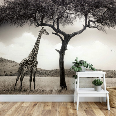 Anaglypta Giraffe Safari Mural384X260Cm5084-8 from B&Q