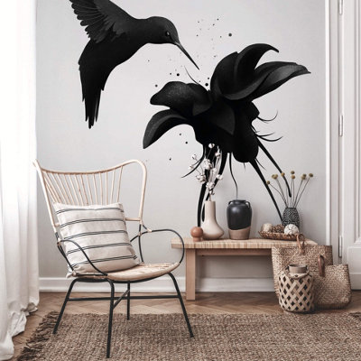 Anaglypta Humming Bird Mural192X260Cm5467-4