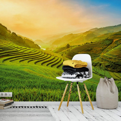 Anaglypta Terraced Rice Field In Vietnam384X2605032-8 from B&Q
