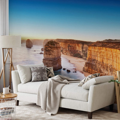Anaglypta Cliff At Sunset In Australia384X2605037-8 from B&Q