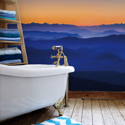 Anaglypta Mountains Mural384X260Cm5117-8 from B&Q