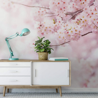 Anaglypta Delicate Flowers Mural384X260Cm5448-8 from B&Q