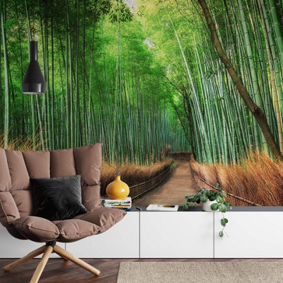 Anaglypta Bamboo Grove Kyoto Mural384X260Cm5460-8 from B&Q