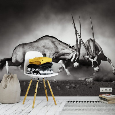 Anaglypta The Duel Mural384X260Cm5493-8 from B&Q