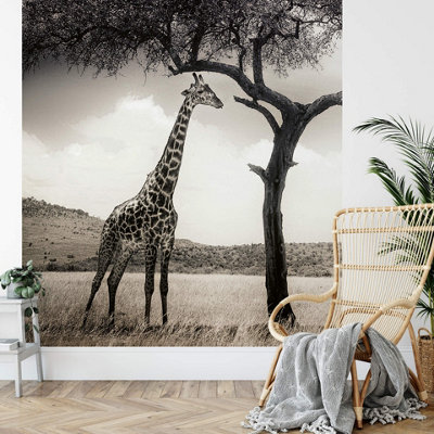 Anaglypta Giraffe Safari Mural192X260Cm5084-4 from B&Q