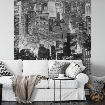 Anaglypta Midtown New York Mural192X260Cm5410-4 from B&Q
