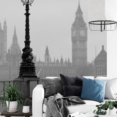 Anaglypta London Fog Mural192X260Cm5411-4 from B&Q