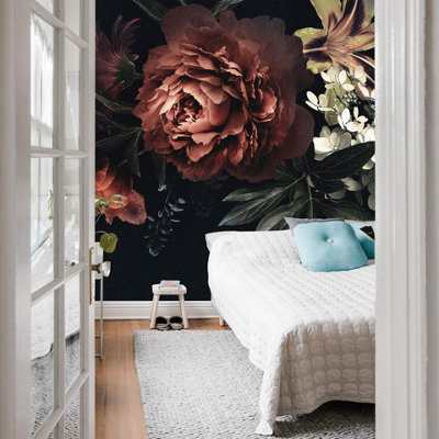 Anaglypta Flower Bouquet Mural192X260Cm5435-4 from B&Q