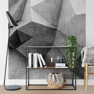 Anaglypta 3D Concrete Wall Mural192X260Cm5496-4 from B&Q