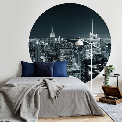 Anaglypta New York At Night Mural144X144Cm5506-R from B&Q