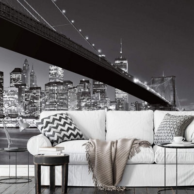 Anaglypta Brooklyn Bridge New York Mural384X260Cm5409-8 from B&Q