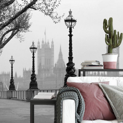 Anaglypta London Fog Mural384X260Cm5411-8 from B&Q