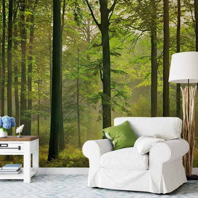 Anaglypta Autumn Forest Mural384X260Cm5419-8 from B&Q