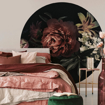 Anaglypta Flower Bouquet Mural144X144Cm5435-R from B&Q