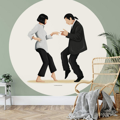 Anaglypta Pulp Fiction Mural144X144Cm5511-R from B&Q