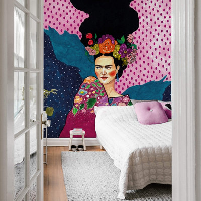 Anaglypta Frida Illustration Mural192X260Cm5539-4 from B&Q