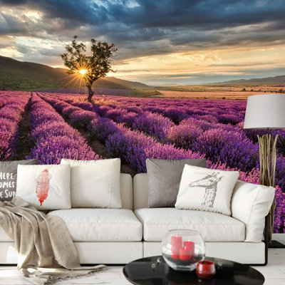 Anaglypta Lavender In The Provence Mural384X260Cm5484-8 from B&Q