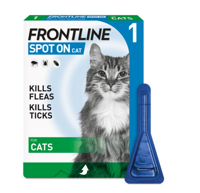 Frontline Spot On Cats Flea Treatment Kill Fleas Ticks Lice